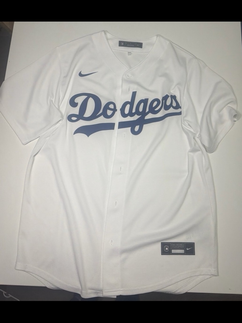 Nike Dodgers White Jersey
